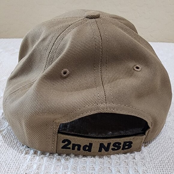 The Corps 2nd NATO Signal Battalion Logo Tan Beige Military Baseball Cap Hat - Picture 8 of 16